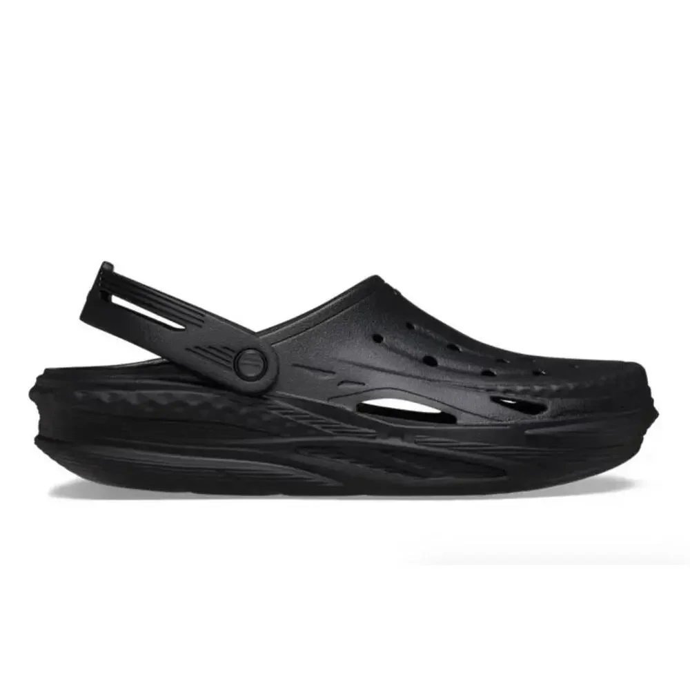 NWT! Crocs Men/Womens Off Grid Clogs M10 W12 Black Unisex 209501-001 Shoes 10 12